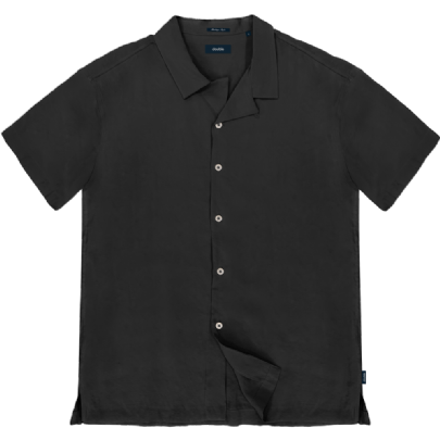 Shirts Byron short sleeve μαύρο χρώμα