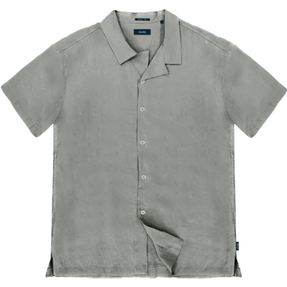 Shirts Byron short sleeve smoke χρώμα