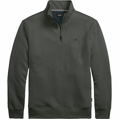 Half-zip Φουτεράκι (interlock)σε χακί