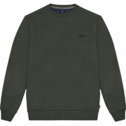 Μπλούζα φούτερ Round Neck Top (Terry Fleece)αχνούδιαστο σε χακί