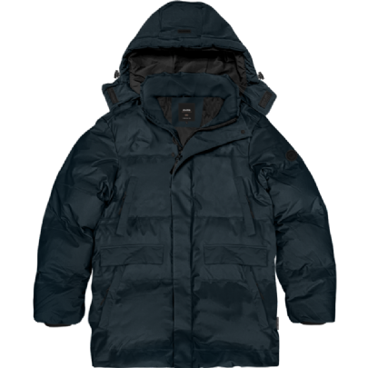 Parka Jacket padded σε σκούρο πετρόλ