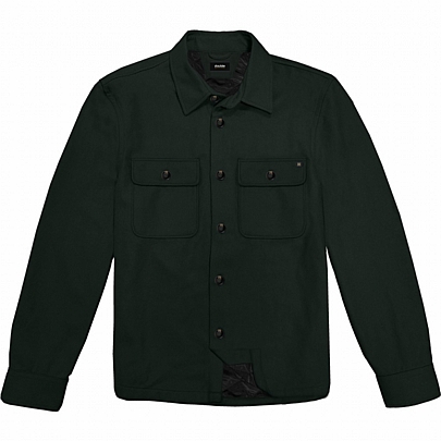 OVERSHIRT jacket σε πράσινο σκούρο χρώμα