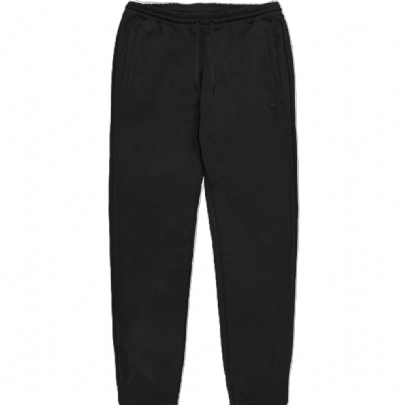 Φούτερ παντελόνι με χνούδι εσωτερικά σε μαύρο