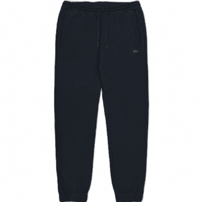 Φούτερ παντελόνι με χνούδι εσωτερικά με λάστιχο στον αστράγαλο σε μπλε σκούρο