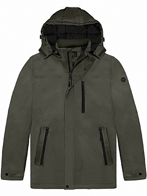 Μπουφάν PARKA neoprene σε mist green