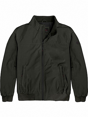 Bomber Jacket λεπτό με επένδυση fleece σε σκούρο χακί
