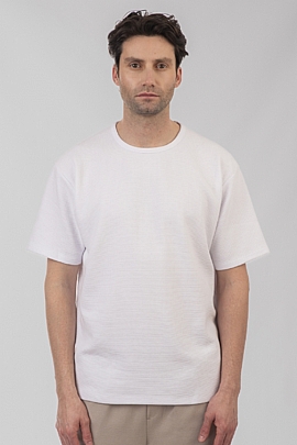 T-Shirt Waffle cool white