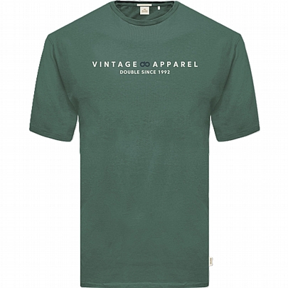 T-Shirt βαμβακερό με τύπωμα σε πράσινo(pesto)